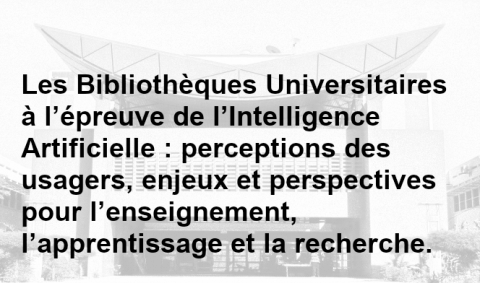 Image BU en filigrane, Titre en gros plan